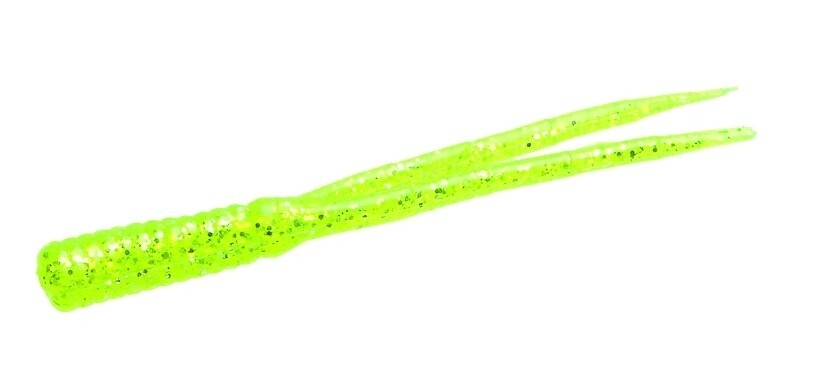 Zoom 008047 Split Tail Trailer 4&quot; Chartreuse Glitter 8478