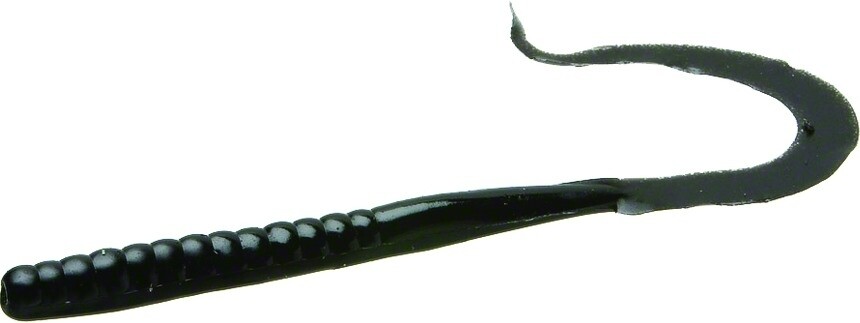 Zoom 009038 Mag II Ribbon Tail Worm 9", 20Pk, Black