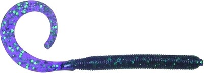Zoom 010005 Curly Tail Finesse Worm 4", 20Pk, Junebug