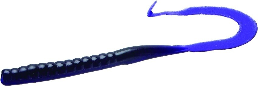 Zoom 009161 Mag II Ribbon Tail Worm 9", 20Pk, Black Grape