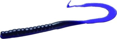Zoom 009161 Mag II Ribbon Tail Worm 9", 20Pk, Black Grape