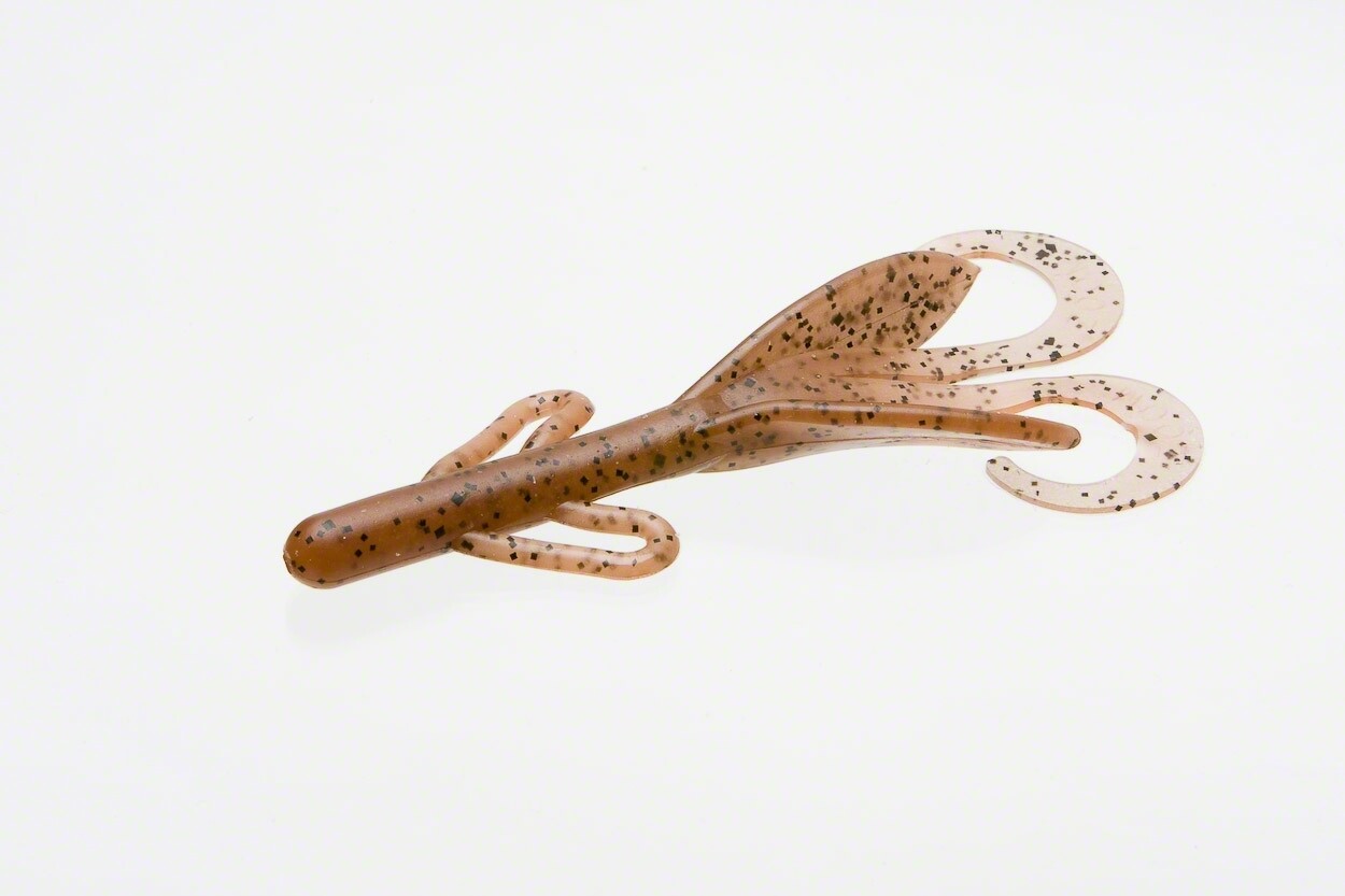 Zoom 022013 Brush Hog Creature Bait, Pumpkin