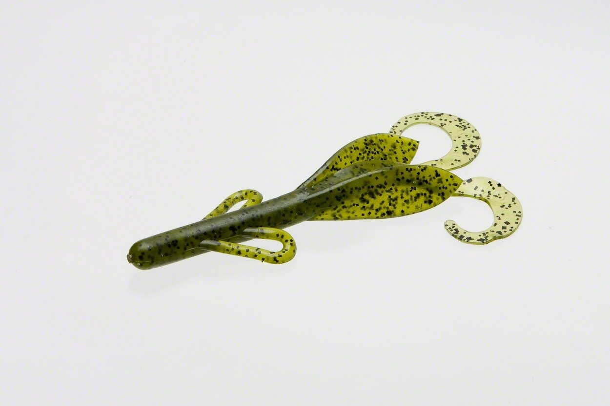 Zoom 022019 Brush Hog Creature Bait, Watermelon Seed