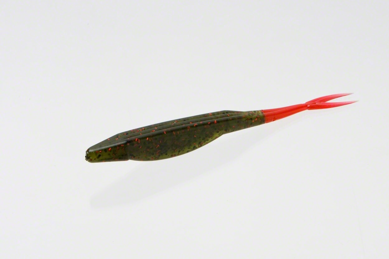 Zoom 023188 Super Fluke Avocado Red Tail 3773