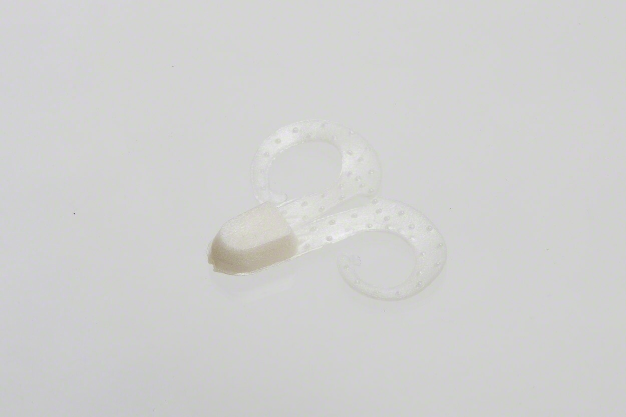 Zoom 043045 Swimmin' Chunk, 3" 10Pk, White Pearl