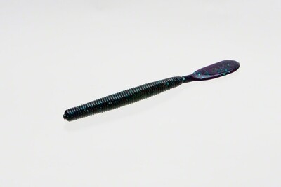 Zoom 051005 Original Paddle Tail Speed Worm, 5 3/4", 15Pk, Junebug