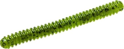 Zoom 052019 Double Ringer "French Fry" Finesse Worm, 4", 15Pk, Watermelon Seed