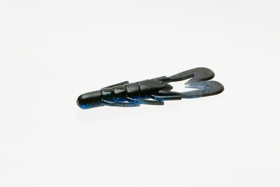 Zoom 080100 Ultra-Vibe Speed Craw 3 1/2", 12Pk, Black Sapphire