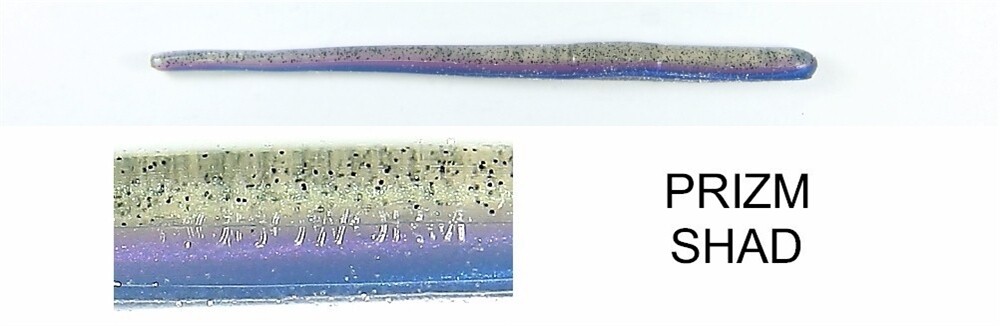 Roboworm 4 1/2" Straight Tail Prizm Shad