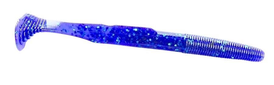 Yamamoto 31-10-213 Swim Senko, 5" Junebug Purple with Emerald Flake