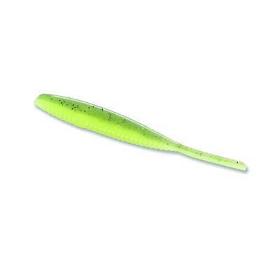 Yamamoto 68L-10-939 Shad Shape Worm 3.75", 10pk, HLGM GOLD/BLACK