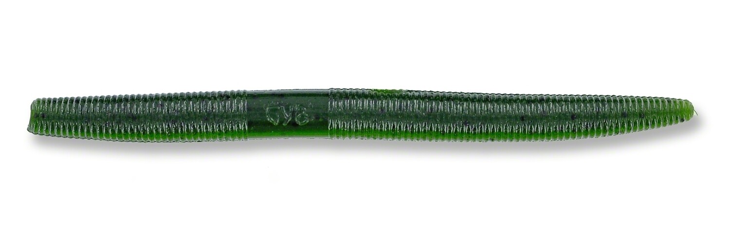 Yamamoto 9-10-194 Senko Worm, 5" 10pk, Watermelon with Large Black