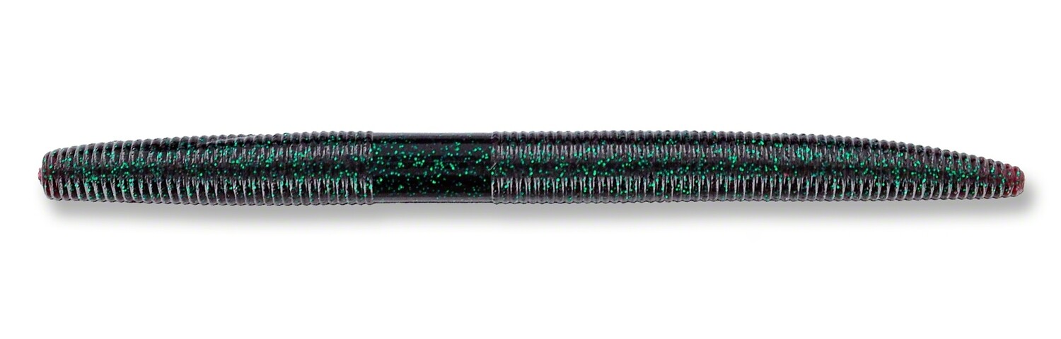 Yamamoto 9-10-231 Senko Worm, 5&quot; 10pk, Plum with Small Emerald
