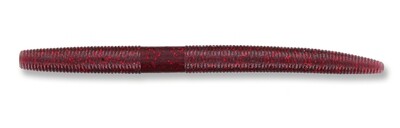 Yamamoto 9-10-325 Senko Worm, 5" 10pk, Oxblood Brown Indigo with Red