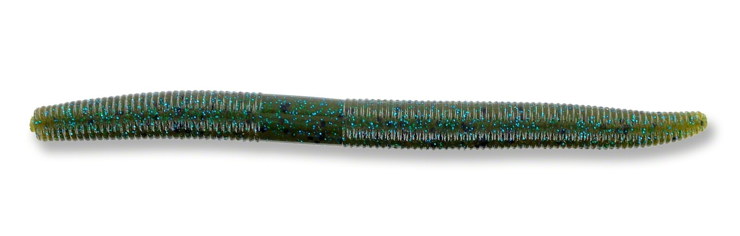 Yamamoto 9-10-363 Senko Worm, 5 10pk, Green Pumpkin Blue