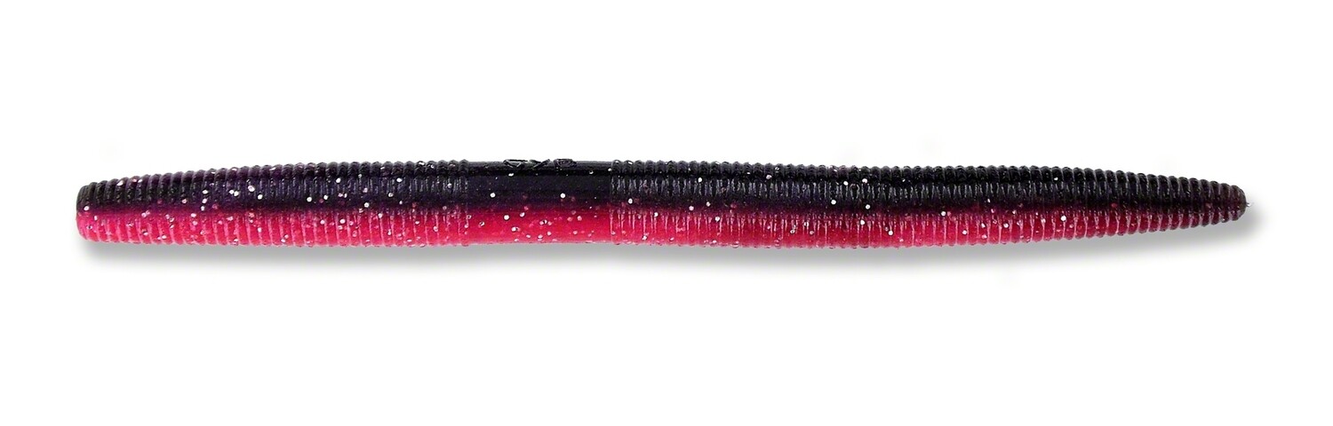 Yamamoto 9-10-922 Senko worm 5", Black &amp; Red with Silver