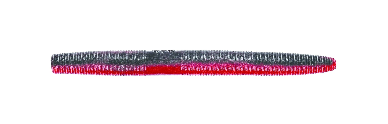 Yamamoto 9S-10-900 Senko Worm, 4" 10pk, Red Shad (Red & Black