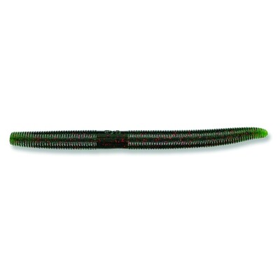 Yamamoto 9X-05-208 Senko Worm, 7" 5pk, Watermelon with Black &amp; Red