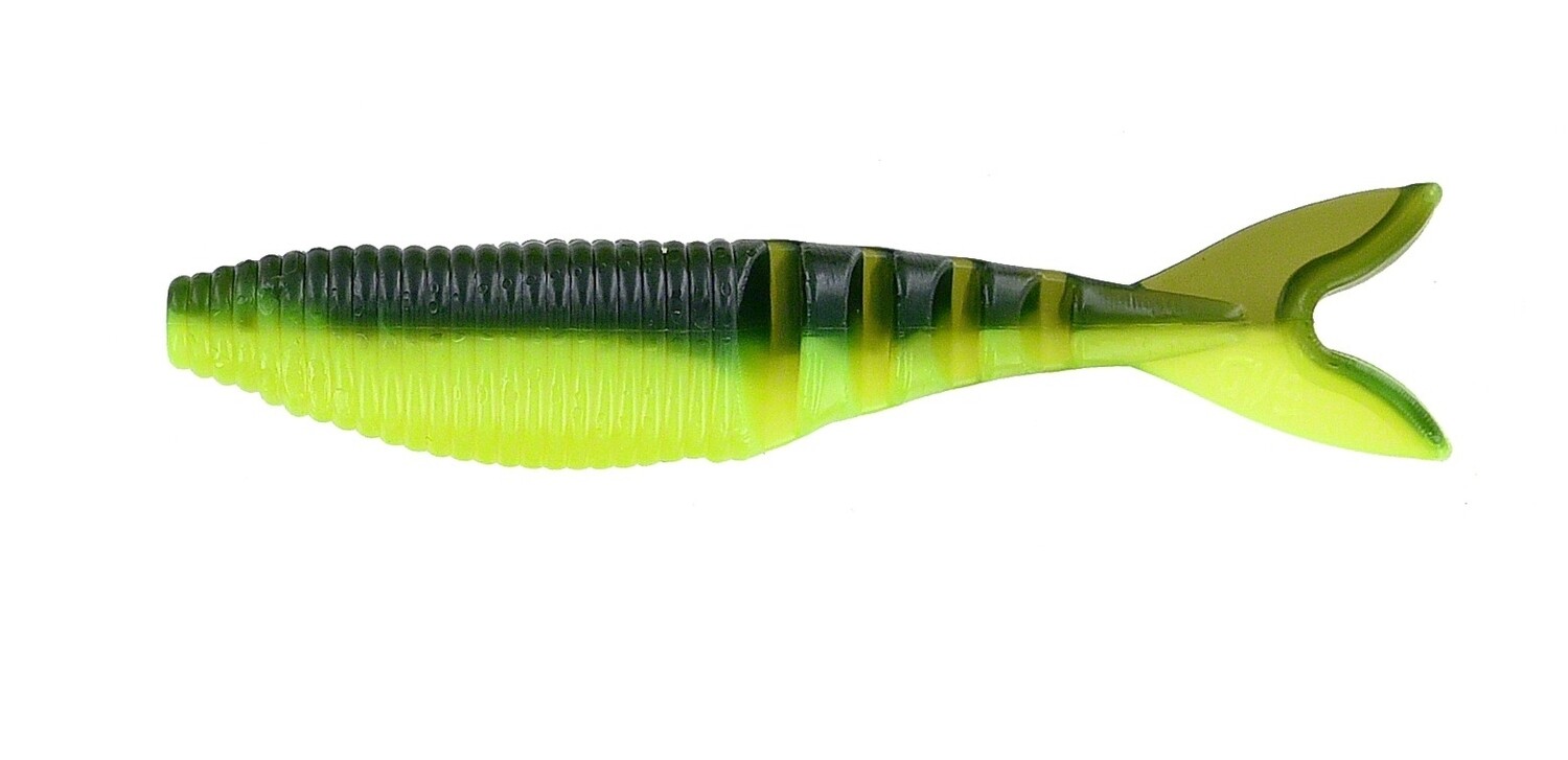 Yamamoto Zako Swimbait, 4", 6pk, Watermelon/Lemon Lam