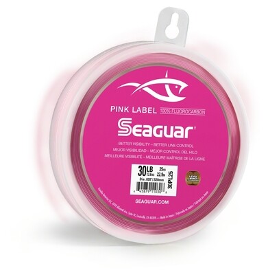 Seaguar 15PL25 Fluorocarbon Pink Leader 15Lb 25yds