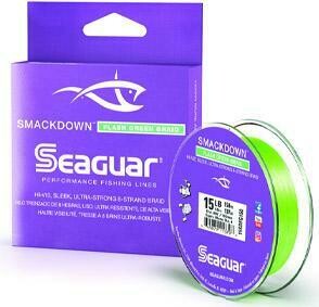 Seaguar 50SDFG150 Smackdown Braided Line Flash Green 150 yd 50 lb test 