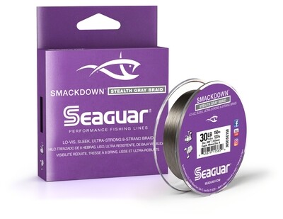 Seaguar Smackdown Braid 15 lb 150 yd Stealth Gray