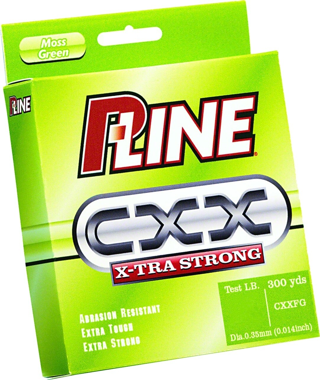 P-Line CXXFG-8 CXX X-Tra Strong Mono Filler Spool 8lb 300yd Moss Green