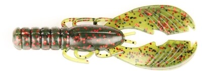 X Zone 10130 4&quot; Muscle Back Craw Watermelon Red Flk