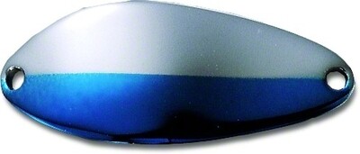 Acme Little Cleo Spoon, 2 1/2&quot;, 3/4 oz, Nickel &amp; Neon Blue