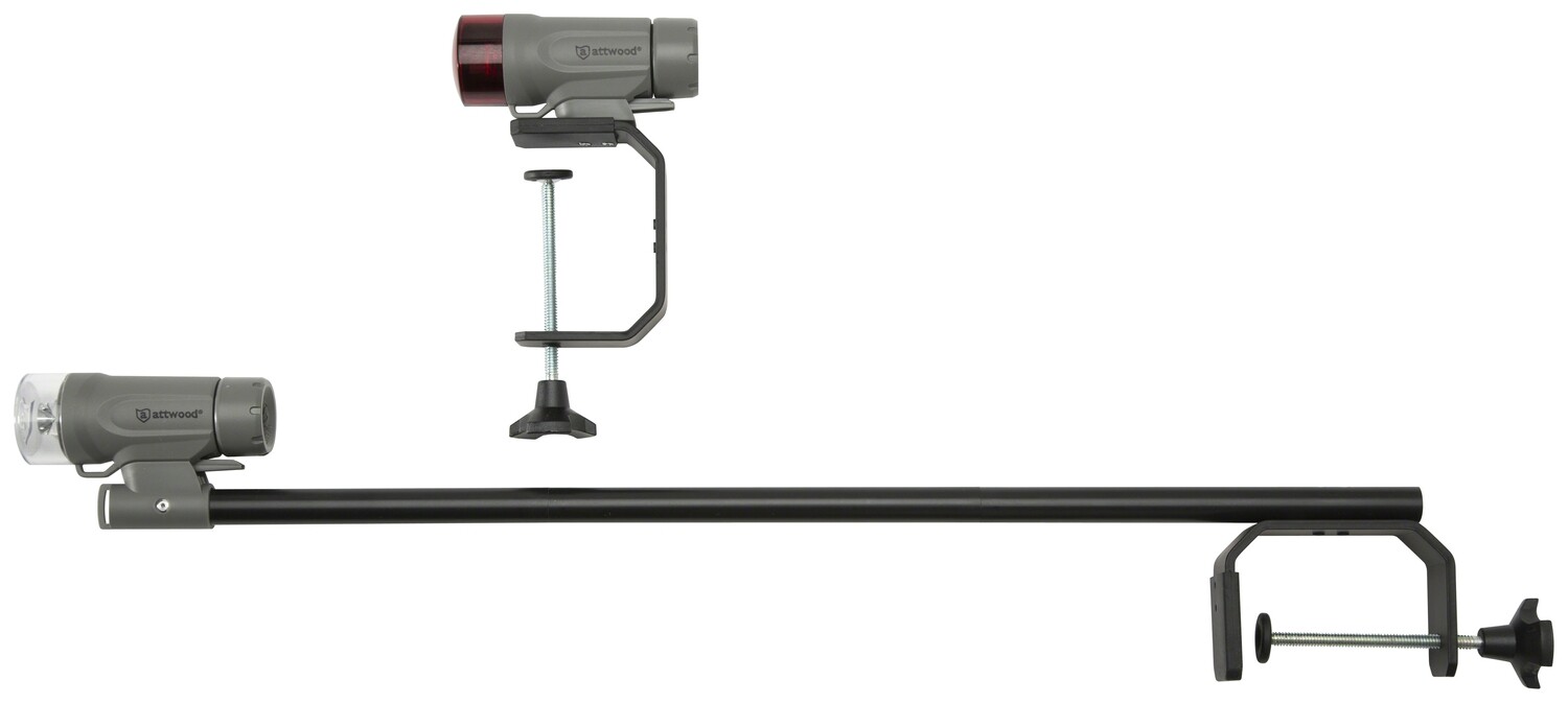 Attwood Portable LED Navigation Light Kit, Grey