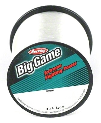 BERKLEY BIG GAME 440YD 30# CLEAR