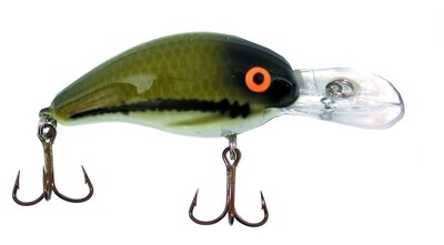 Bandit 201 200 Series Crankbait, 2" 1/4 oz, Baby Bass, Floating