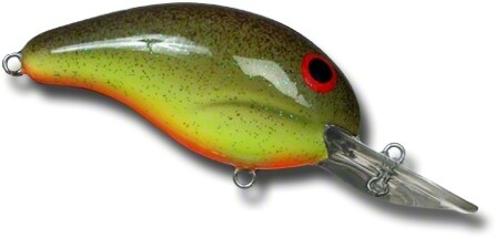 Bandit 2A28 200 Series Crankbait 2", 1/4 oz, Chartreuse Rootbeer