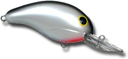 Bandit 303 300 Series Crankbait, 2" 3/8 oz, Pearl/Black Back, Floating