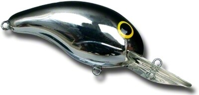 Bandit BDT131 100 Series Crankbait 2", 1/4 oz, Chrome/Blackback