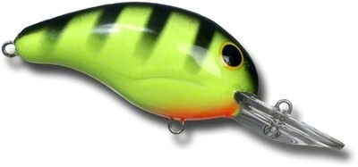 Bandit BDT106 100 Series Crankbait 2", 1/4 oz, Chartreuse/Black