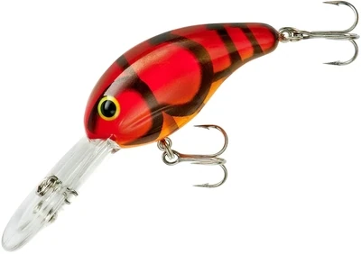 Bandit 3B49 300 Series Crankbait 2&quot;, 3/8 oz, Red Spring Craw