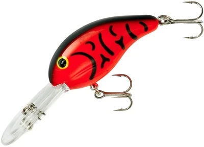 Bandit 338 300 Series Crankbait, 2" 3/8 oz, Red Crawfish, Floating