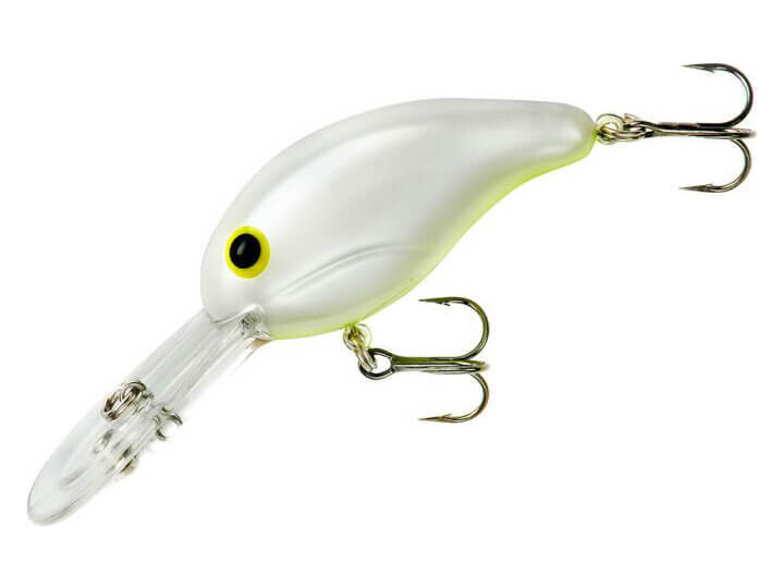 Bandit 388 300 Series Crankbait, 2" 3/8 oz, Pearl Chartreuse Belly