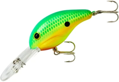 Bandit 3D02 300 Series Crankbait 2&quot;, 3/8 oz, Taco Salad, Floating