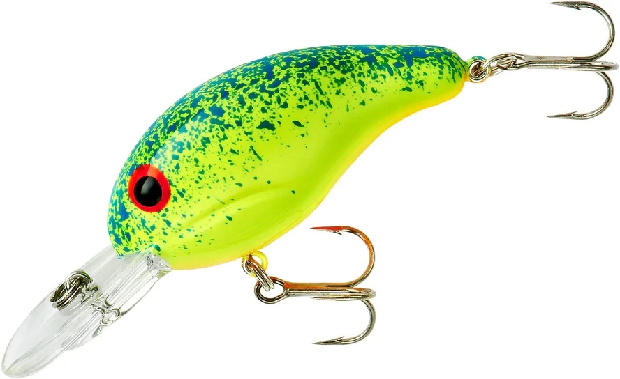 Bandit BDT243B 200 Series Crankbait 2", 1/4 oz, Blue Splatter Back