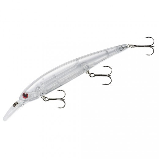 Bandit BDTWBS2D08 Shallow Walleye Jerkbait, 4.75", 5/8oz, Transparent