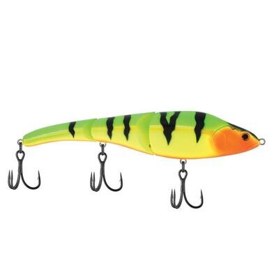 Berkley BHBMS-165-SSK-FTG Magic Swimmer, Lifelike Action, Improved Finish Slo Sink 4 feet,6 1/2 &quot;, 1 5/8oz Fusion Hooks Fire Tiger Gold