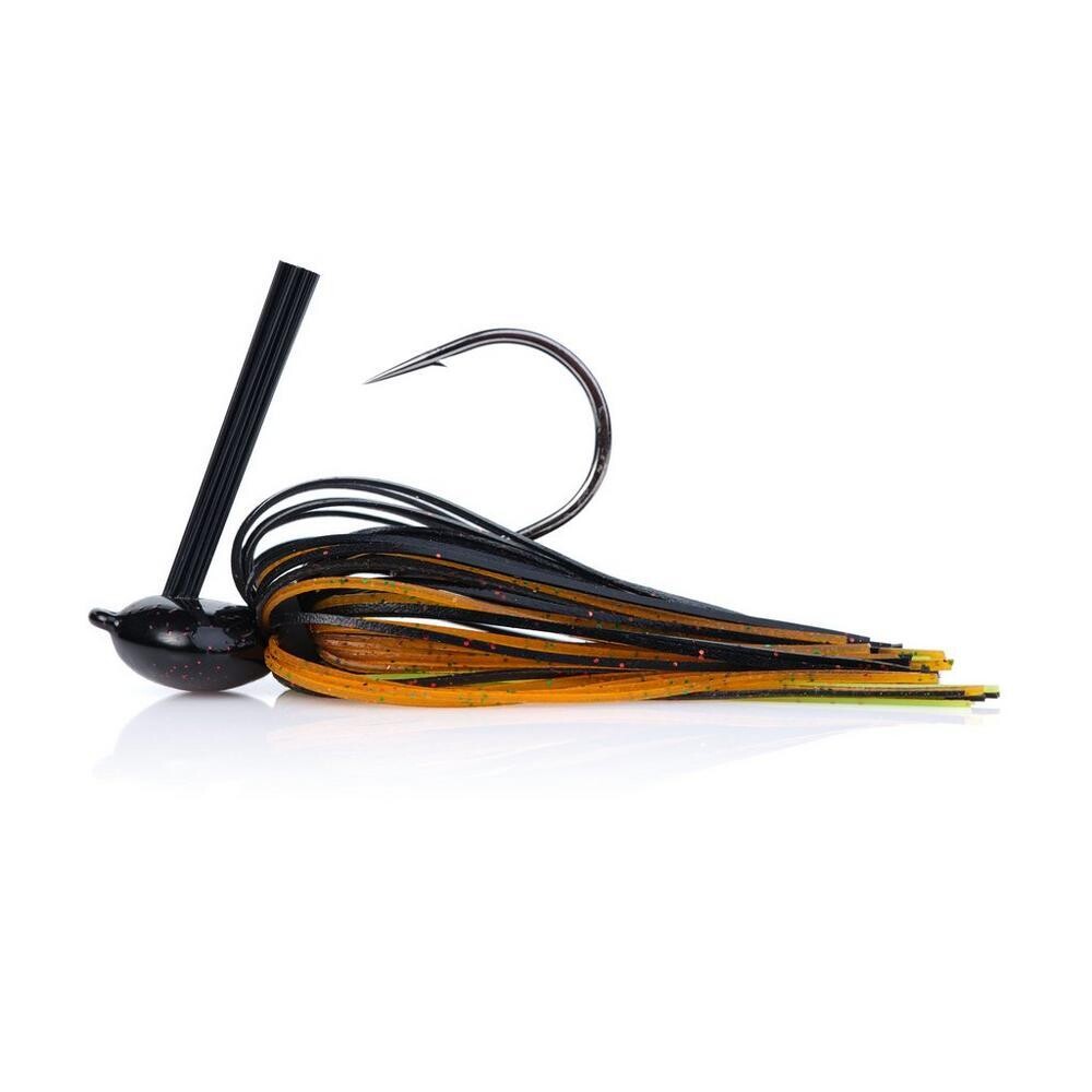 Berkley BJGFL1/2-TC PowerBait Scented Silicone Skirt, Broad Arkie-Style Head , Fusion 19 5/0 Hook,Weedguard, 1/2oz Texas Craw