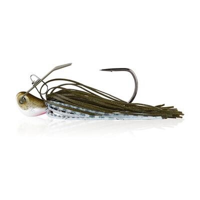 Berkley BJGBLD3/8-GPSH SlobberKnocker Bladed Jig, 3/8 oz, Green Pumpkin Shad