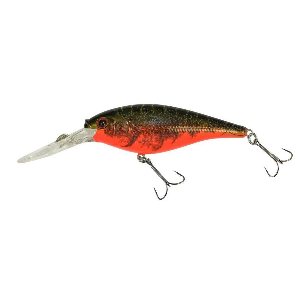 Berkley FFSH5M-RT Flicker Shad Crankbait, 2&quot;, 3/16 oz, Red Tiger