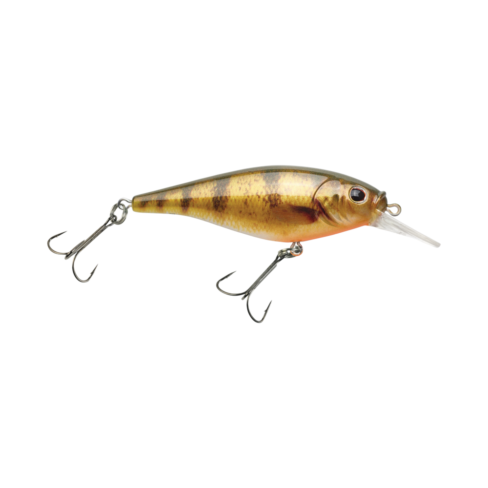 Berkley FFSH5S-HDYLP Flicker Shad Shallow 5 HD Yellow Perch