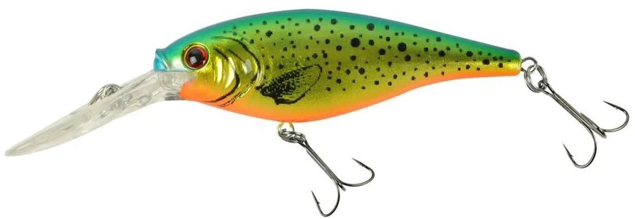 Berkley Flicker Shad Crankbait, 2&quot;, 3/16 Speckled Gold Shiner
