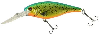 Berkley Flicker Shad Crankbait, 2&quot;, 3/16 Speckled Gold Shiner