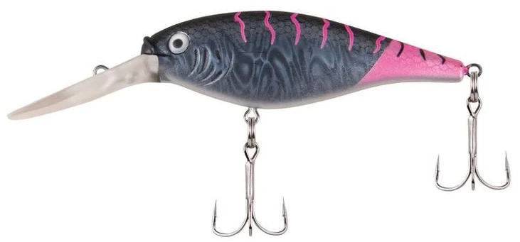 Berkley Flicker Shad, 3/16 oz, 9-11 Firetail MF Black Cougar